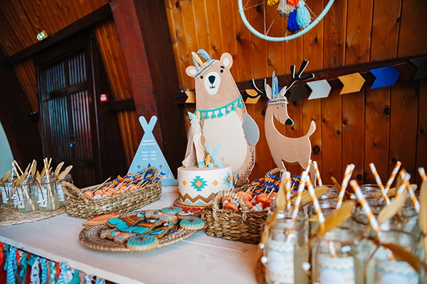 tribal-woodland-themed-beautiful-baptism-ideas_07