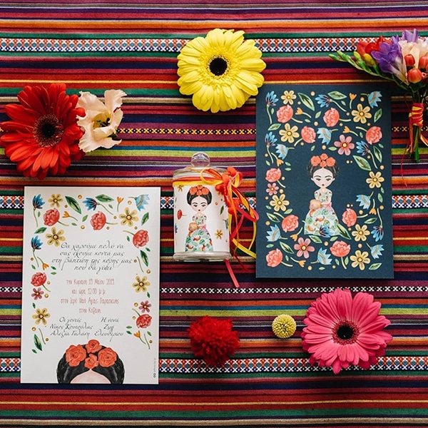 colorful-bohemian-baptism-ideas-theme-frida-kahlo_04