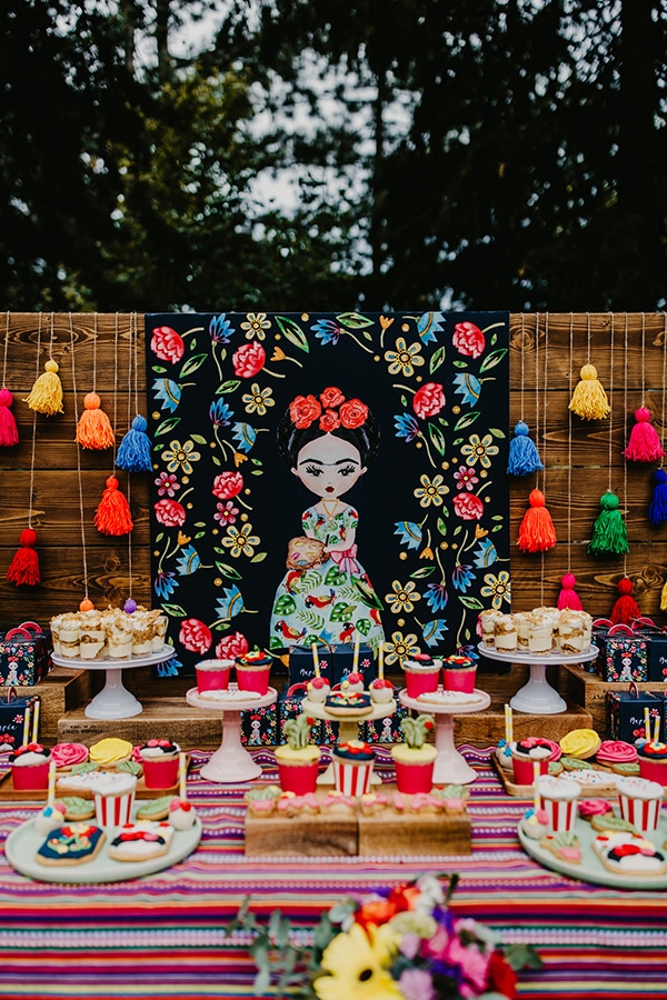 colorful-bohemian-baptism-ideas-theme-frida-kahlo_11