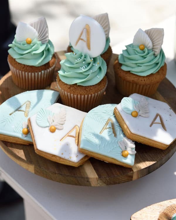 Boho Ideas Baptism Mint Shades Straw Details