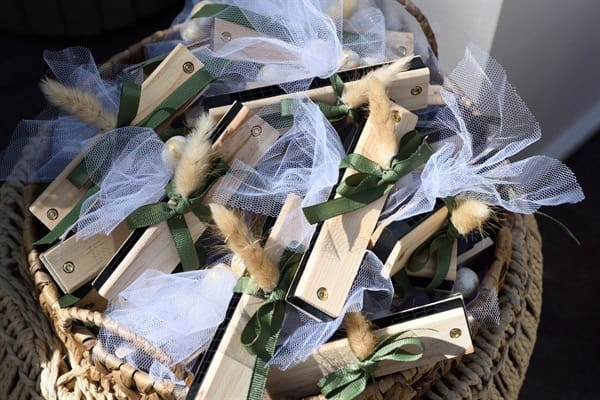 Boho Ideas Baptism Mint Shades Straw Details