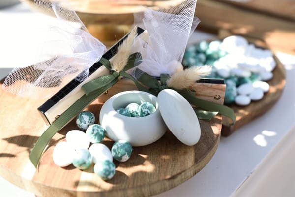Boho Ideas Baptism Mint Shades Straw Details
