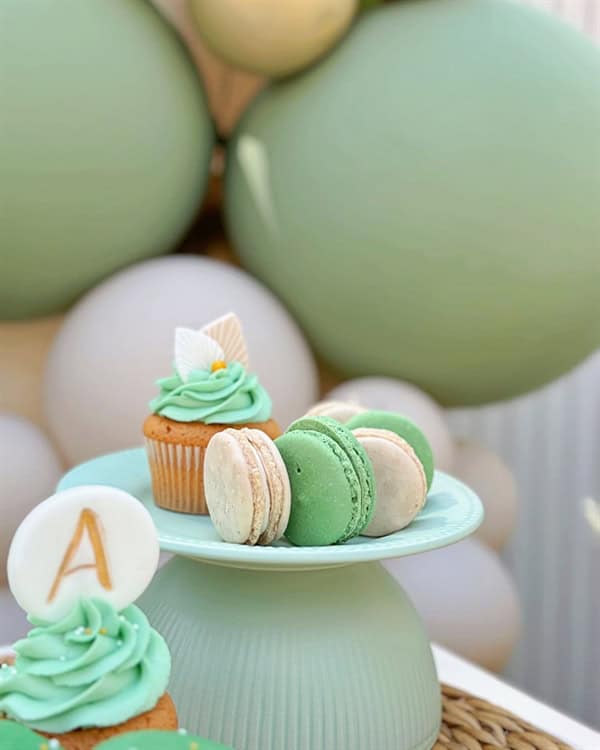 Boho Ideas Baptism Mint Shades Straw Details