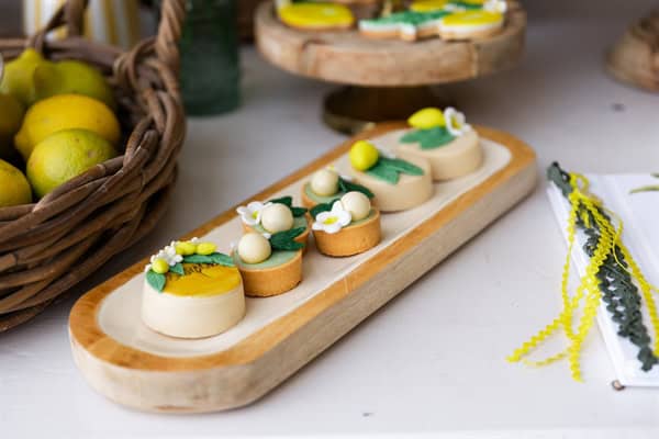 Dreamy Baptism Lemon Theme Mediterranean Flair