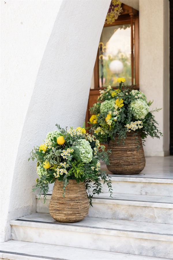 Dreamy Baptism Lemon Theme Mediterranean Flair