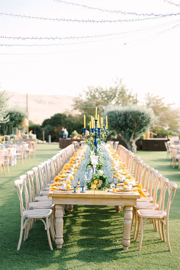 Inspirational Summer Boy Baptism Positano Theme