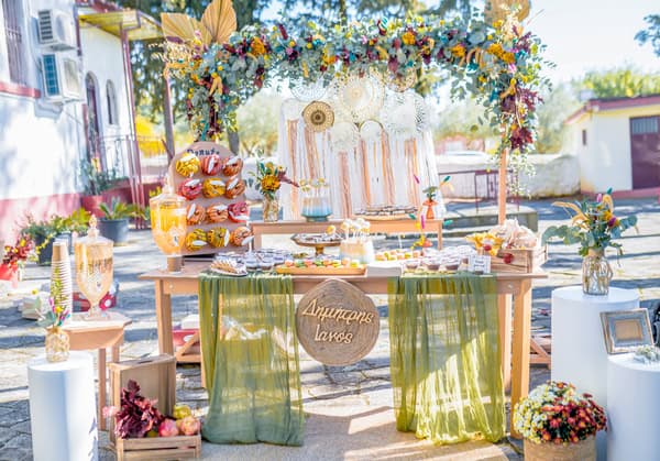 Boy Baptism Decoration Ideas Dream Catchers