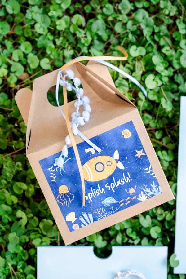 Cute Baptism Decorative Ideas Theme Depth Of The Ocean