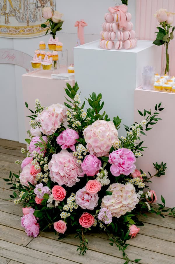 Fairytale Baptism Girl Theme Vintage Carousel