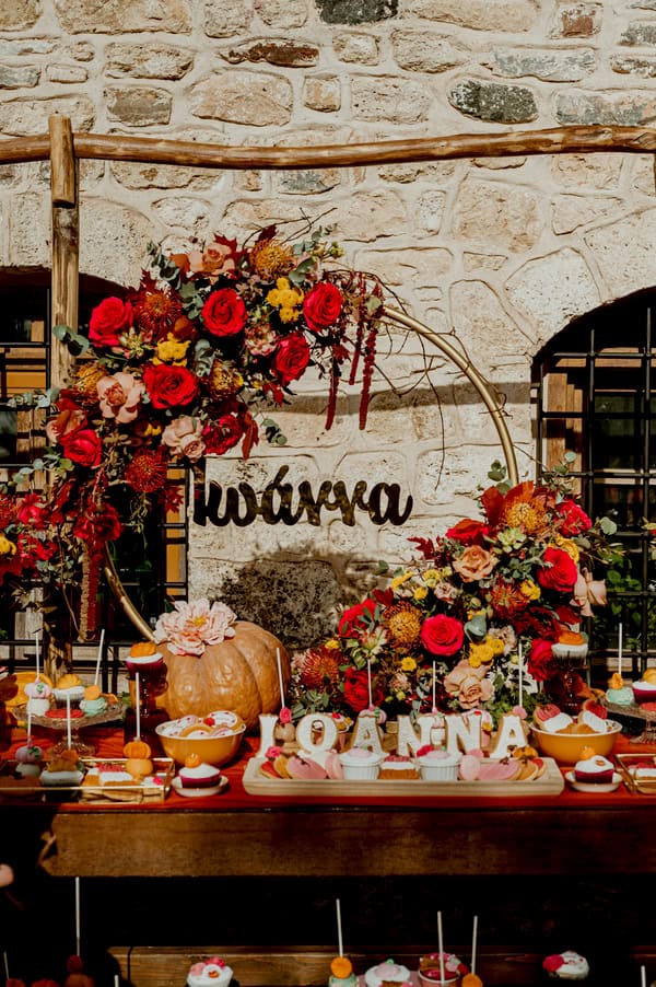 Fall Baptism Girl Pumpkin Theme