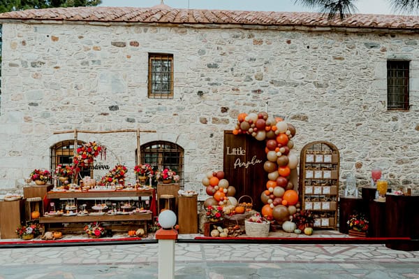 Fall Baptism Girl Pumpkin Theme