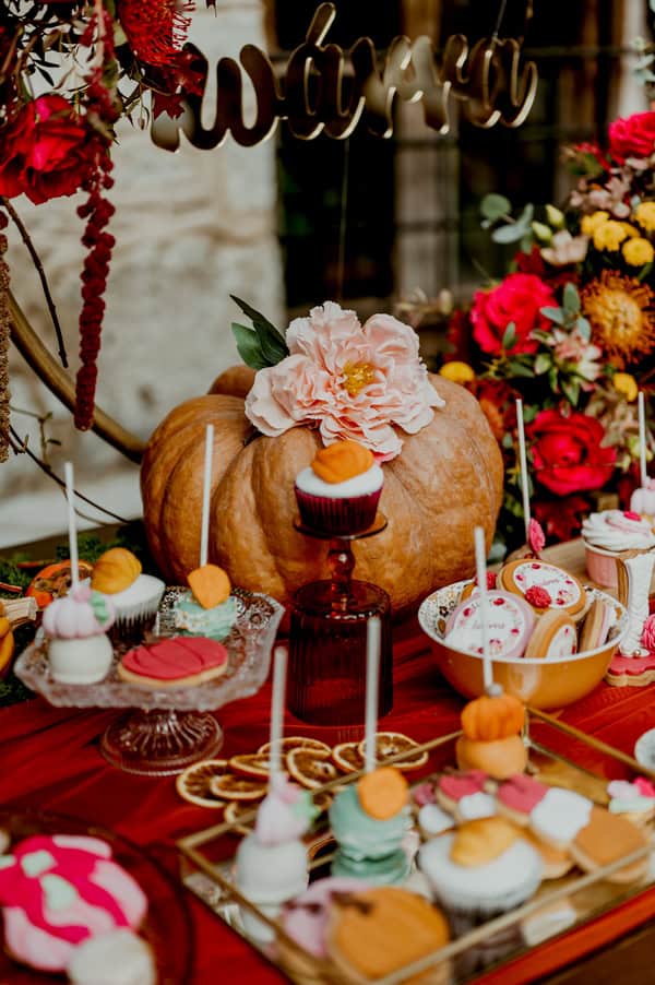 Fall Baptism Girl Pumpkin Theme