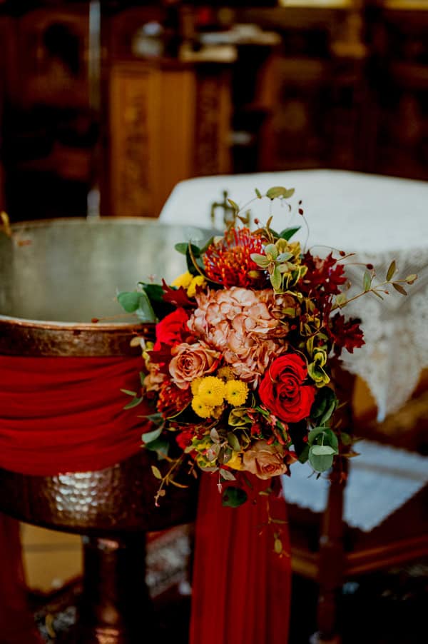 Fall Baptism Girl Pumpkin Theme