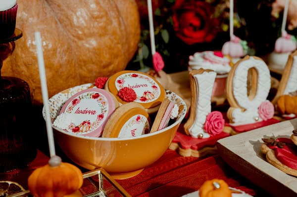 Fall Baptism Girl Pumpkin Theme