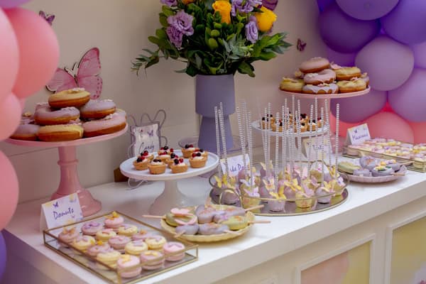 Pretty Butterfly Theme Baptism Decoration Ideas