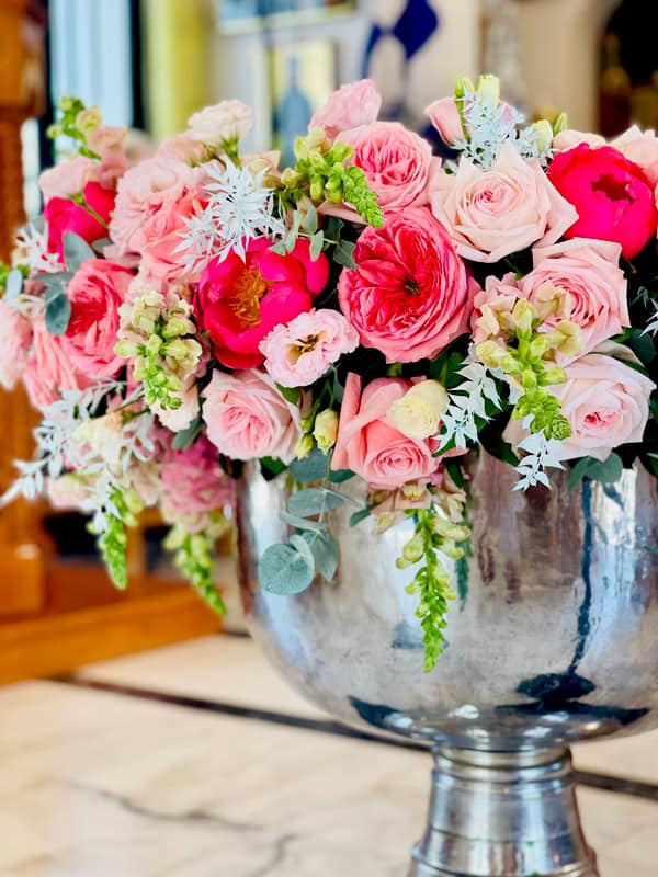 Pretty Decorative Ideas Girly Baptism Pink Bow Theme