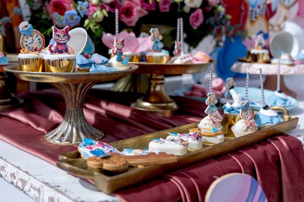 Pretty Decorative Ideas Girly Baptism Theme Alice In Wonderland