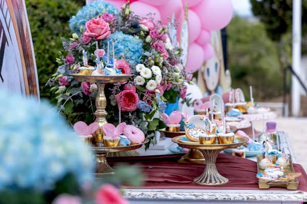 Pretty Decorative Ideas Girly Baptism Theme Alice In Wonderland