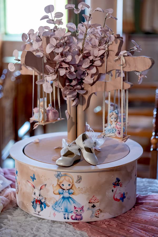 Pretty Decorative Ideas Girly Baptism Theme Alice In Wonderland