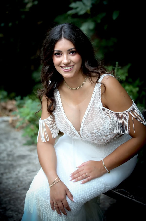 Summer Wedding Larissa White Lilac Shades