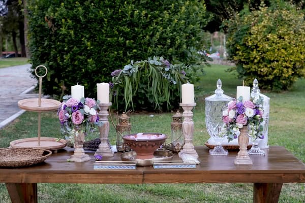 Summer Wedding Larissa White Lilac Shades