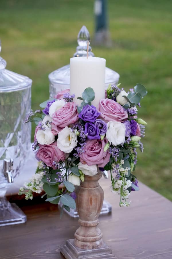 Summer Wedding Larissa White Lilac Shades