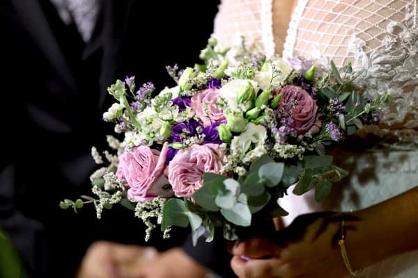 Summer Wedding Larissa White Lilac Shades