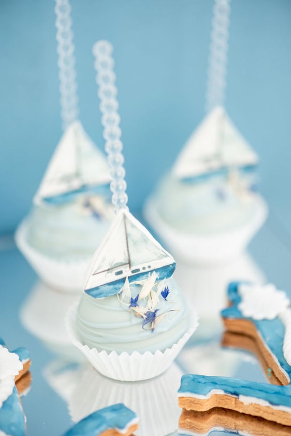 Decoration Christening Ideas Autumn Boy Boat Theme