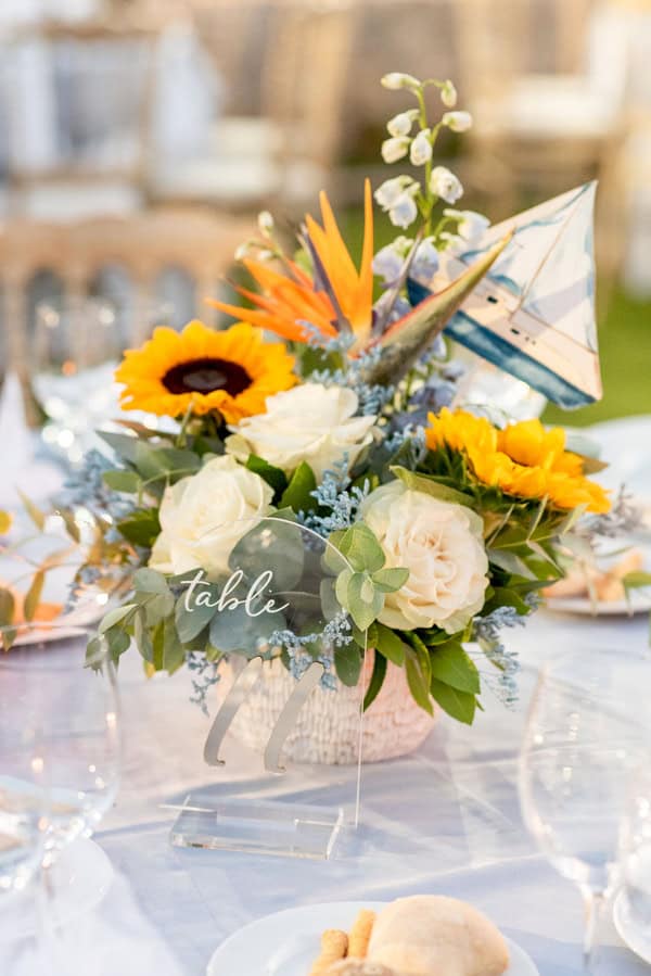 Decoration Christening Ideas Autumn Boy Boat Theme