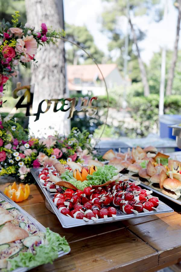 Decoration Ideas Girls Baptism Colorful Flowers