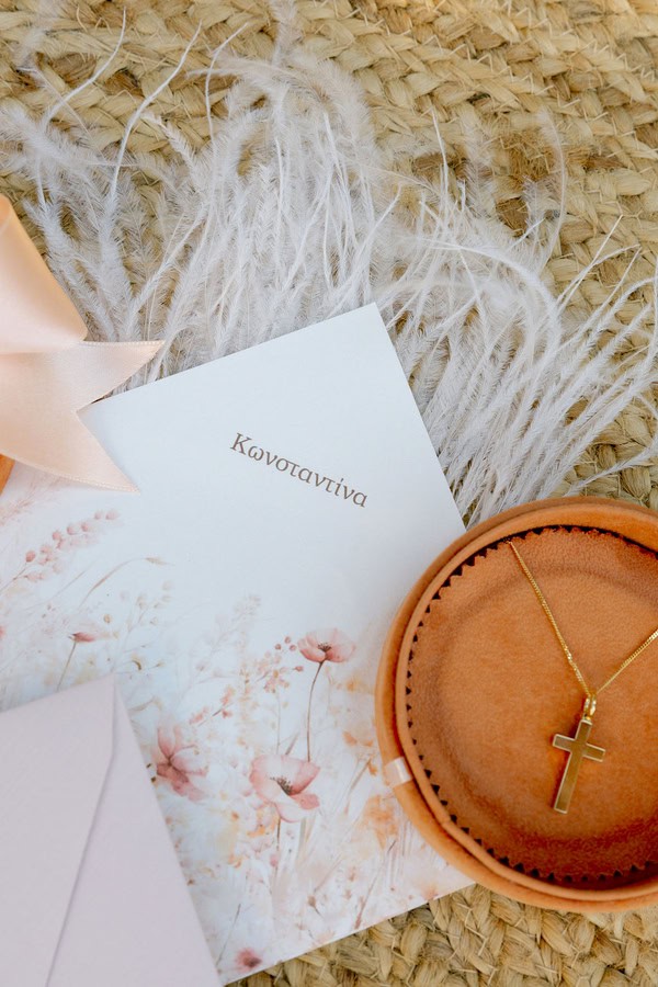 Decorative Ideas Cute Girl Baptism Wild Flowers