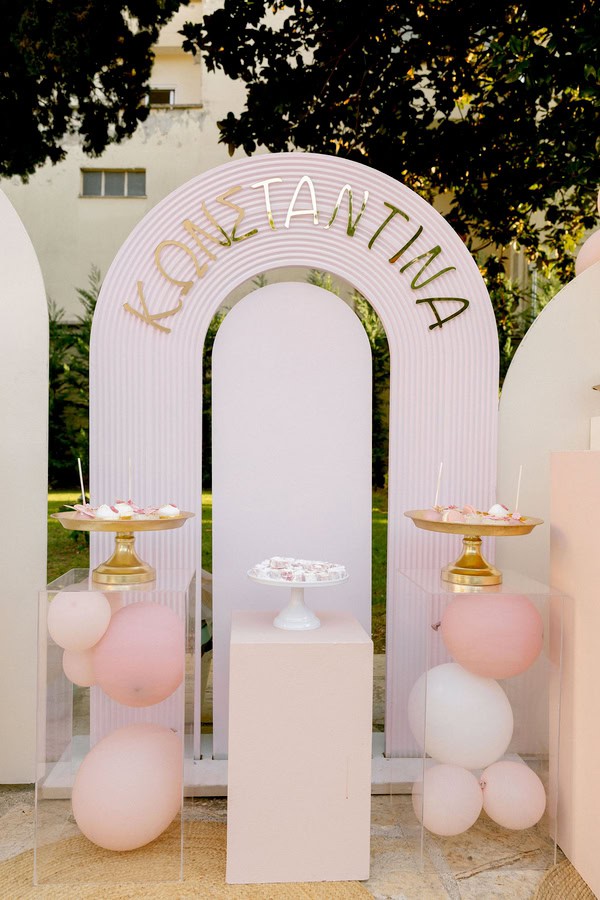 Decorative Ideas Cute Girl Baptism Wild Flowers