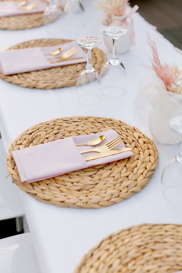 Decorative Ideas Cute Girl Baptism Wild Flowers