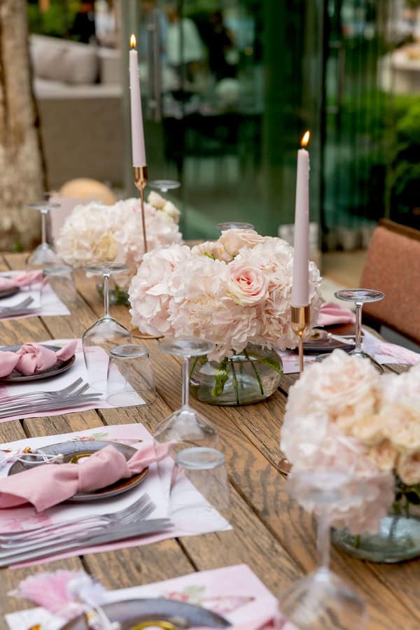 Pretty Baptism Ioannina Beautiful Pink White Roses