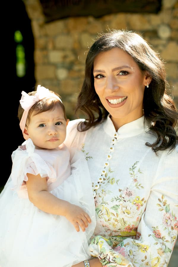 Pretty Fall Baptism Wild Flower Theme