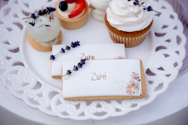 Spring Girl Baptism Floral Details Pink Shades