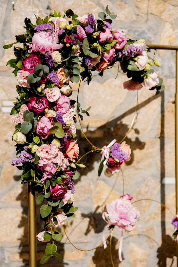 Decoration Ideas Dusty Pink Roses Lilac Flowers