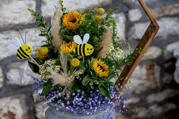 Decorative Ideas Baptism Twins Bee Theme