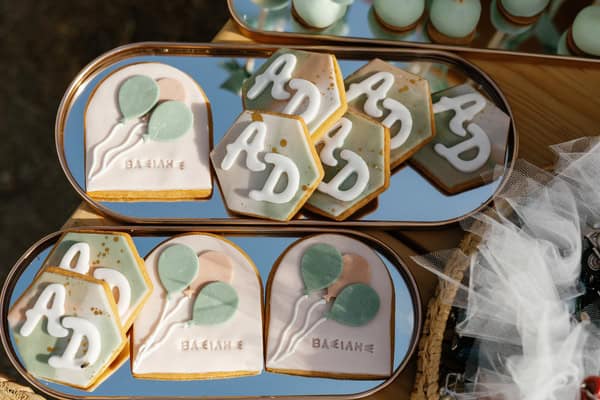 Ideas Decorative Wedding Baptism Mint Shades