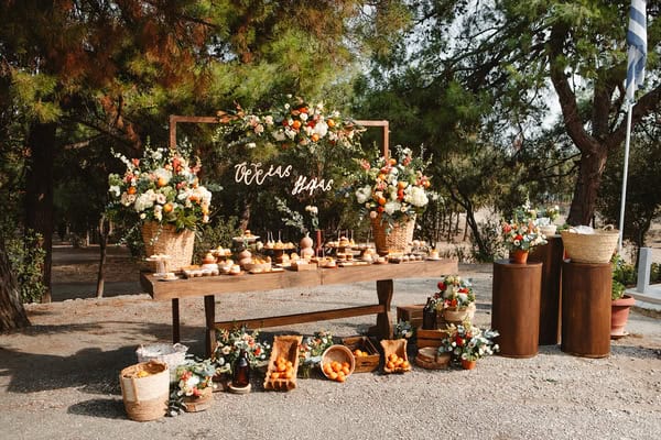 Rustic Chic Baptism Decoration Ideas Mandarin Theme