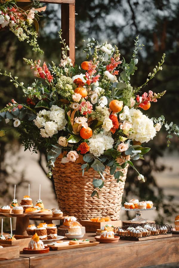 Rustic Chic Baptism Decoration Ideas Mandarin Theme