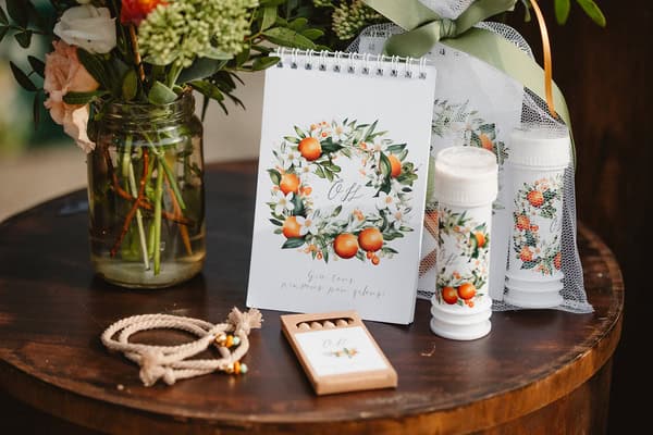 Rustic Chic Baptism Decoration Ideas Mandarin Theme