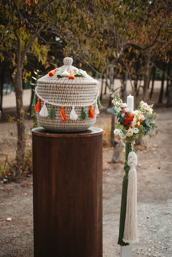 Rustic Chic Baptism Decoration Ideas Mandarin Theme
