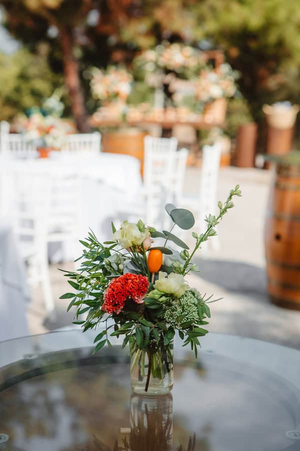 Rustic Chic Baptism Decoration Ideas Mandarin Theme