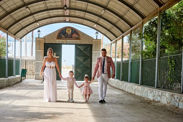 Summer Girly Baptism Dusty Pink Shades Theme Flowers