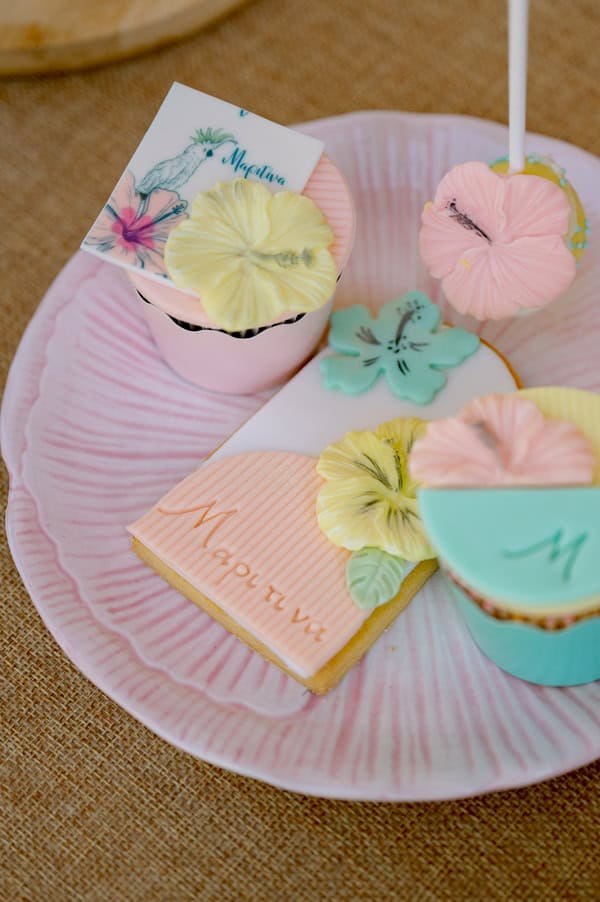 Ideas Decorative Girl Baptism Theme Beautiful Colorful Flowers