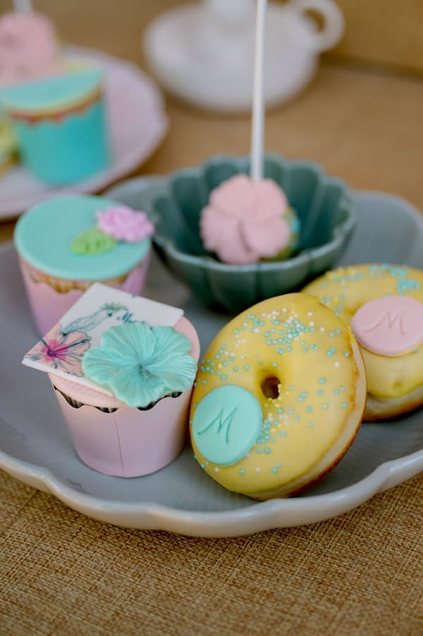 Ideas Decorative Girl Baptism Theme Beautiful Colorful Flowers