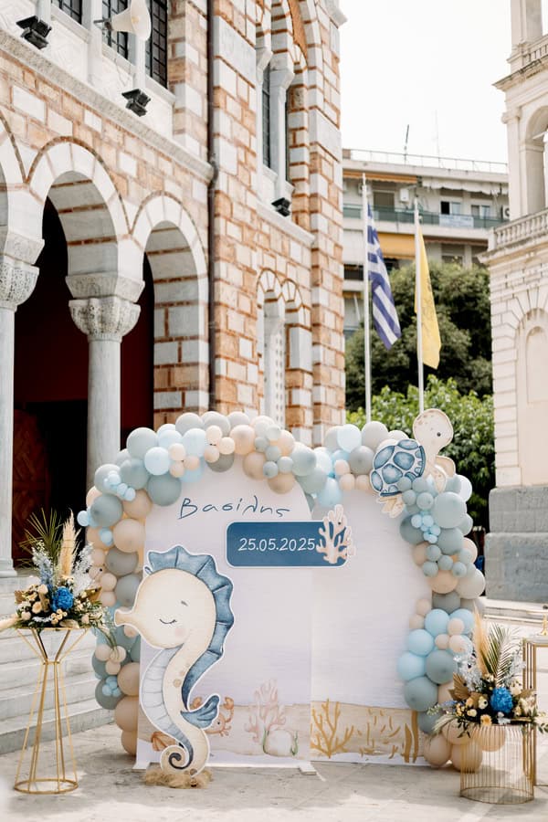 Baptism Boy Inspired By The Magic Of The Sea