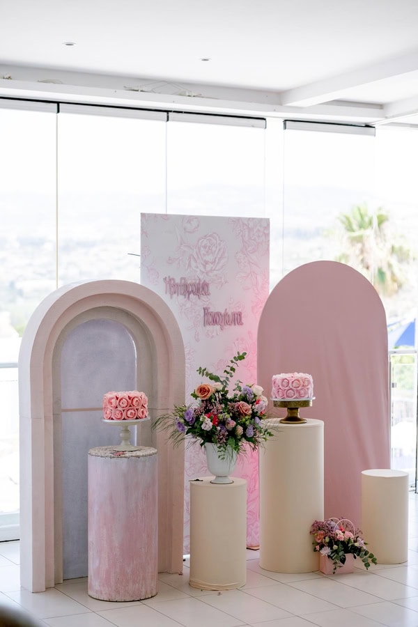 Baptism Flowers Romantic Details