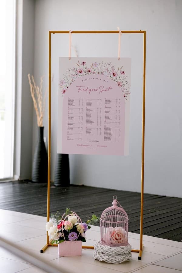 Baptism Flowers Romantic Details